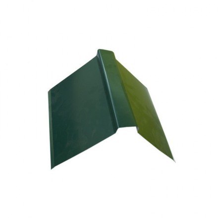 Планка конька плоского 150х150х2000 (ПЭ-01-6005-0,5) зеленый мох